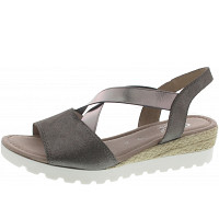 Reduzierte bequeme Damensandaletten | Neu Gabor Sandaletten Beige Kombi Für Damen Outlet