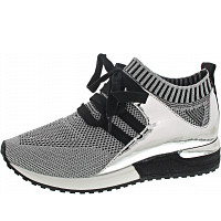 La Strada - Sneaker - knitted silver metallic La Strada - Sneaker - knitted silver metallic