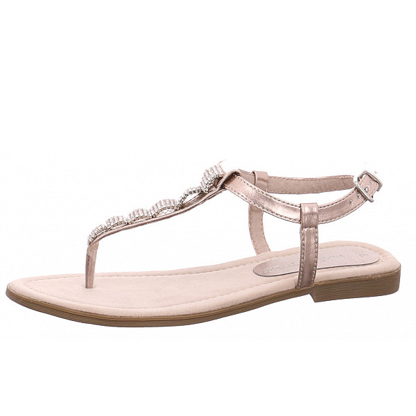 marco tozzi flache Sandaletten rose 2 2 28110 20 | schuhwelt tamaris flache Sandaletten rose 28110 20 |