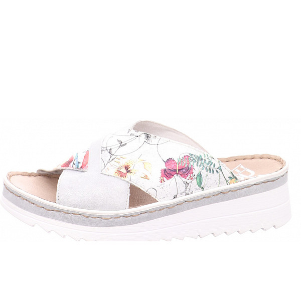 rieker Pantolette weiß V3281 91 Crescent | Pantolette V3281 91 Komfort Pantolette von Rieker
