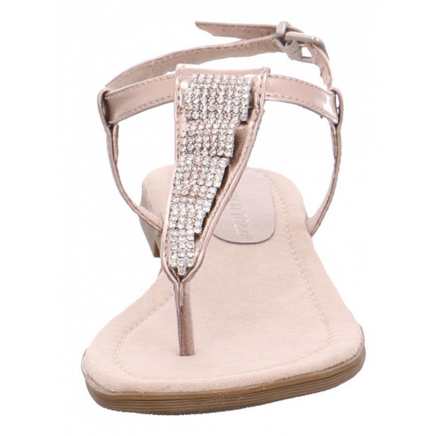 marco tozzi flache Sandaletten rose 2 2 28110 20 | schuhwelt tamaris flache Sandaletten rose 28110 20 |