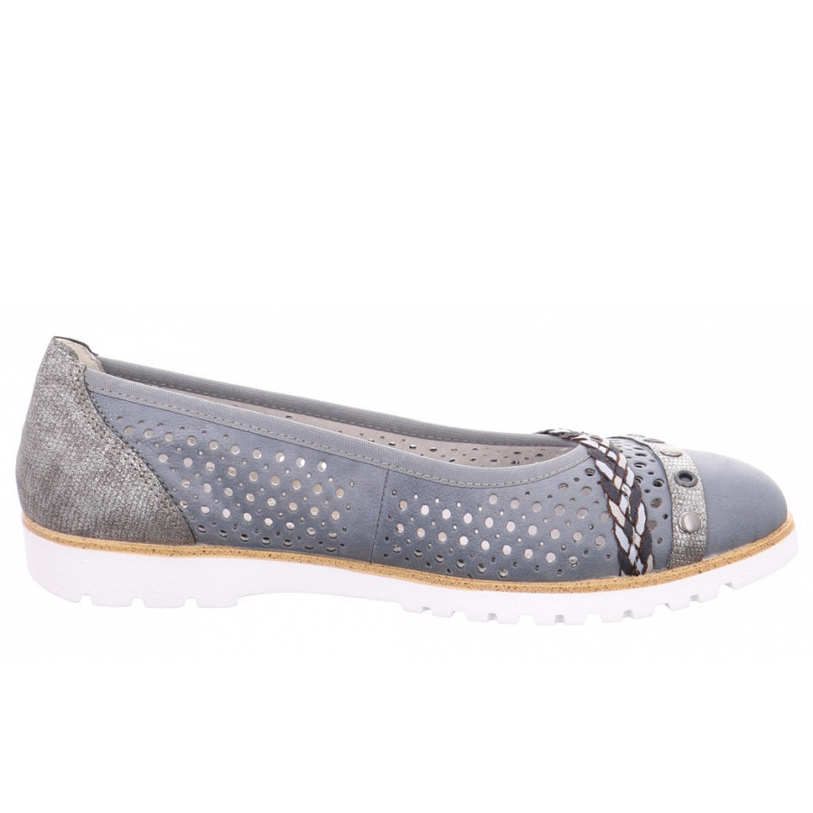Rieker 42967 13 Rieker Ballerina blau Rieker 42967 13 Rieker Ballerina blau
